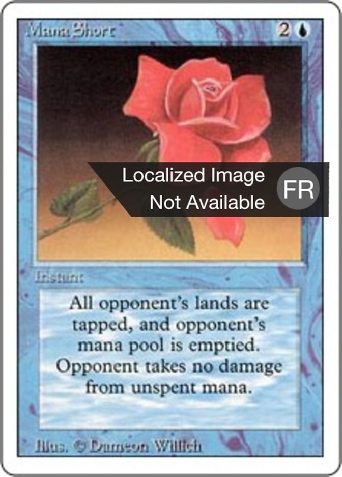 image Pénurie de mana