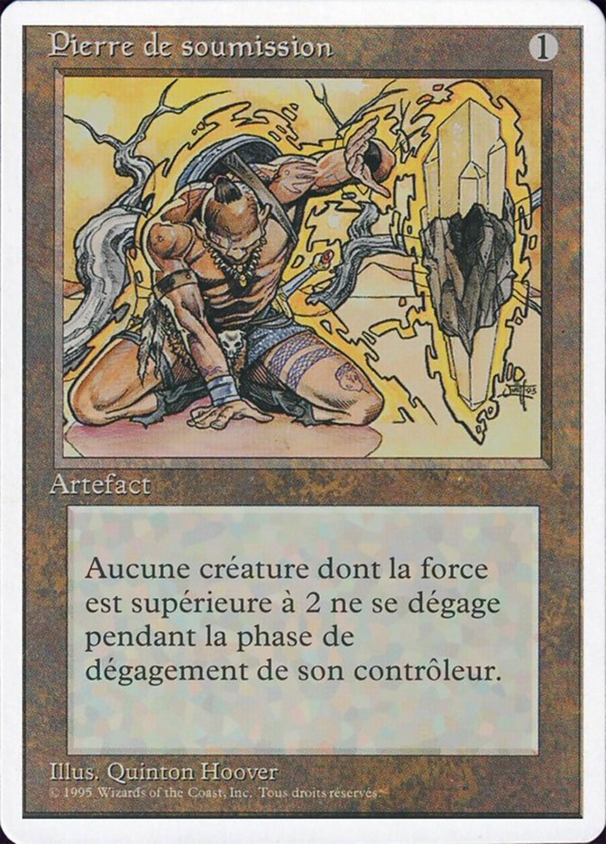 image Pierre de soumission