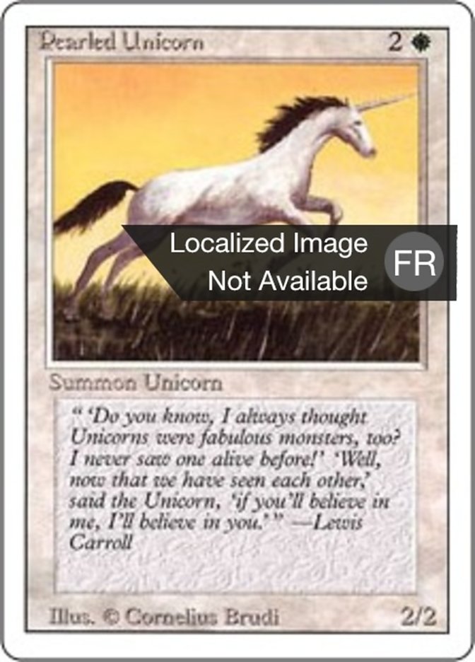 image Licorne nacrée