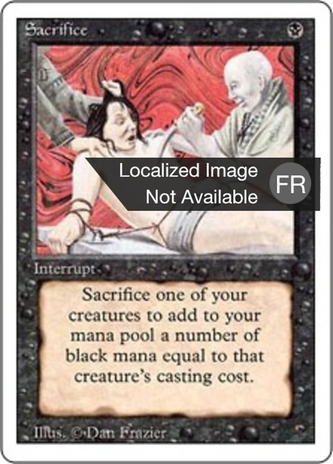 image Sacrifice