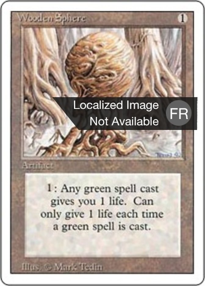 image Sphère de bois