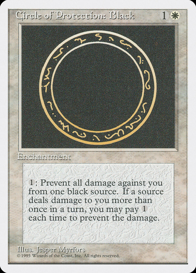 image Circle of Protection: Black