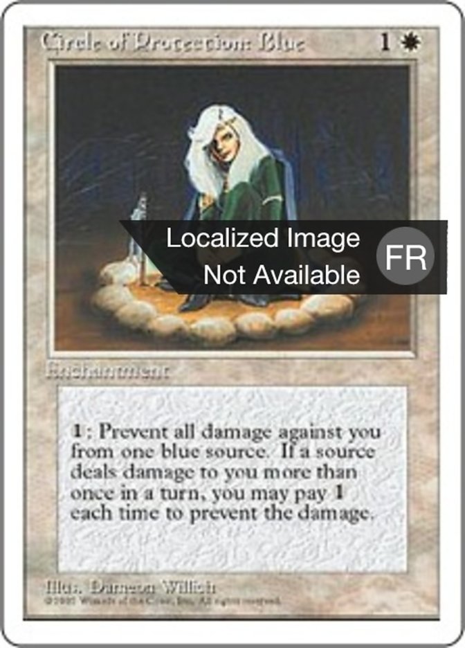 image Cercle de protection : bleu