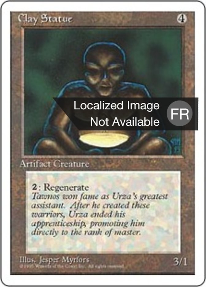 image Statue d'argile