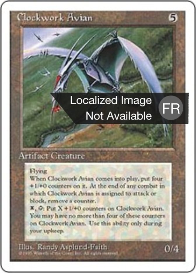 image Oiseau mécanique