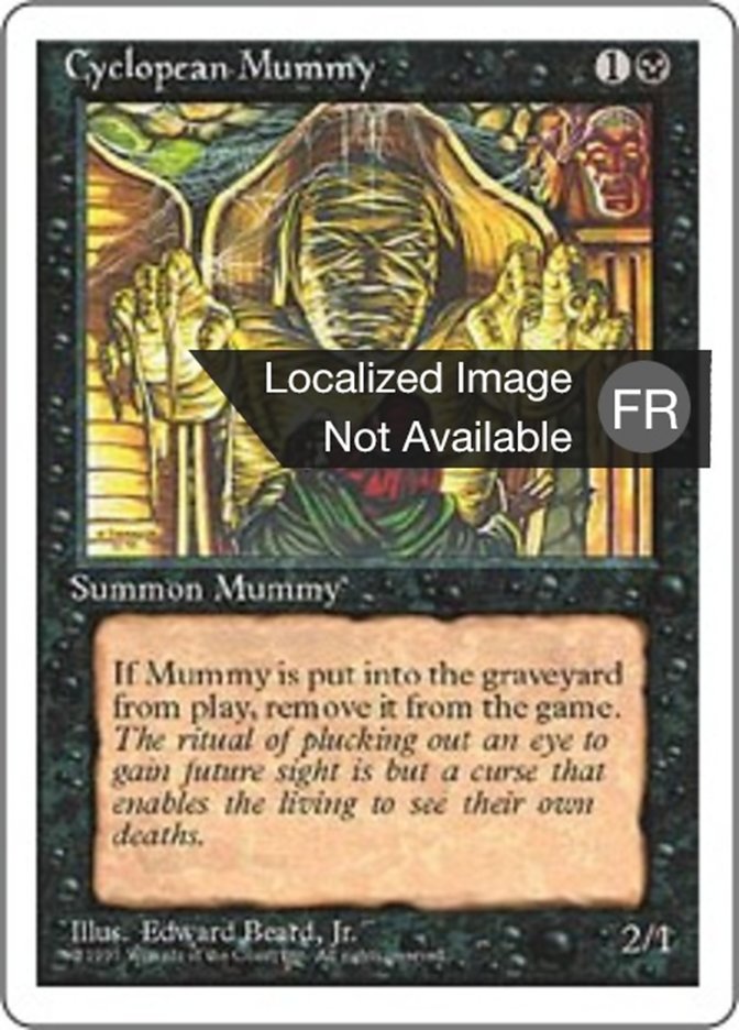 image Momie cyclopéenne