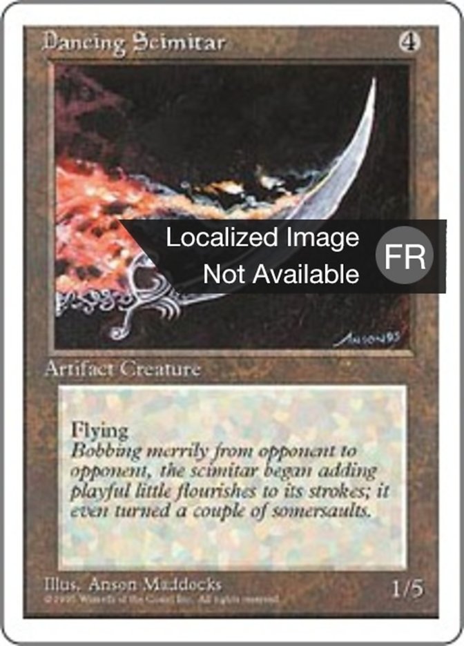 image Cimeterre dansant