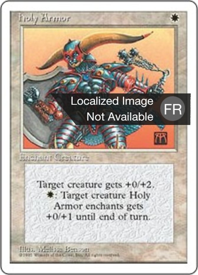 image Armure sacrée