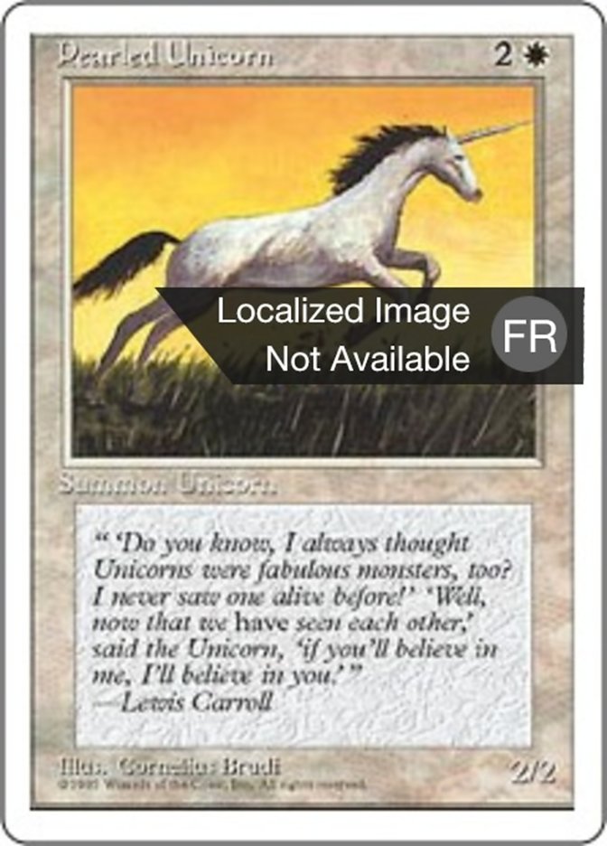 image Licorne nacrée