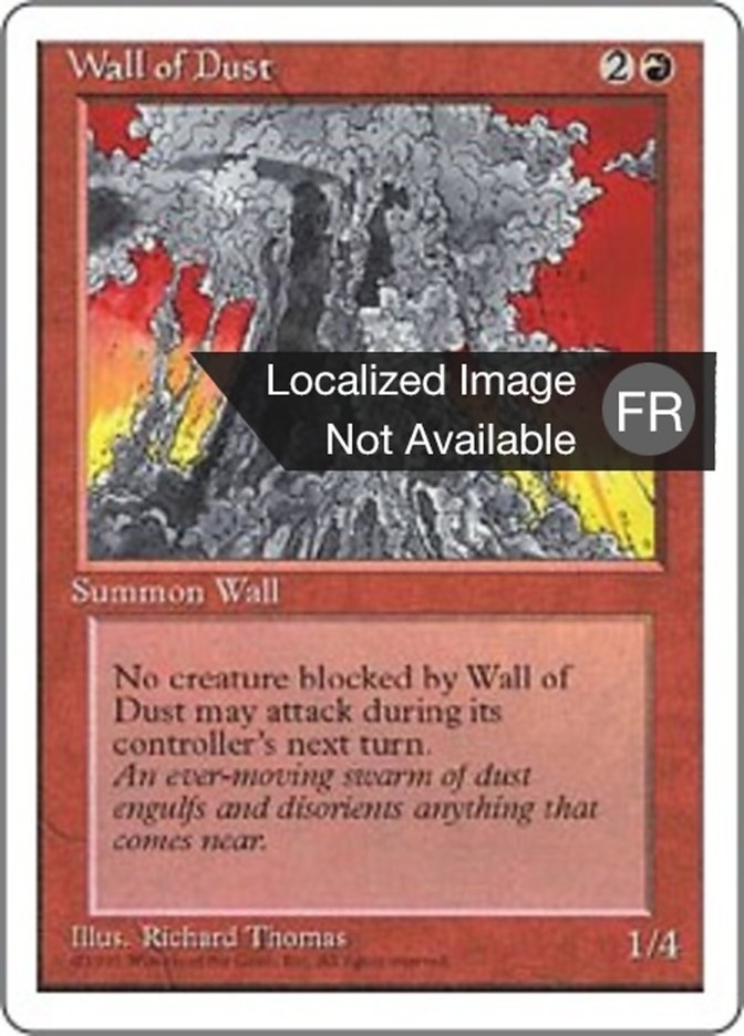 image Mur de poussière