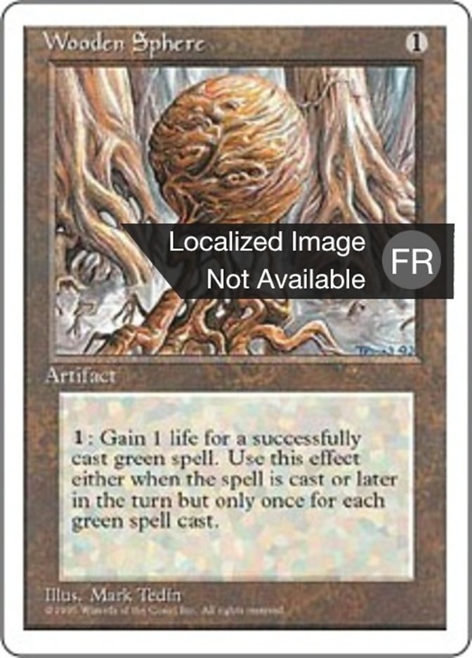 image Sphère de bois