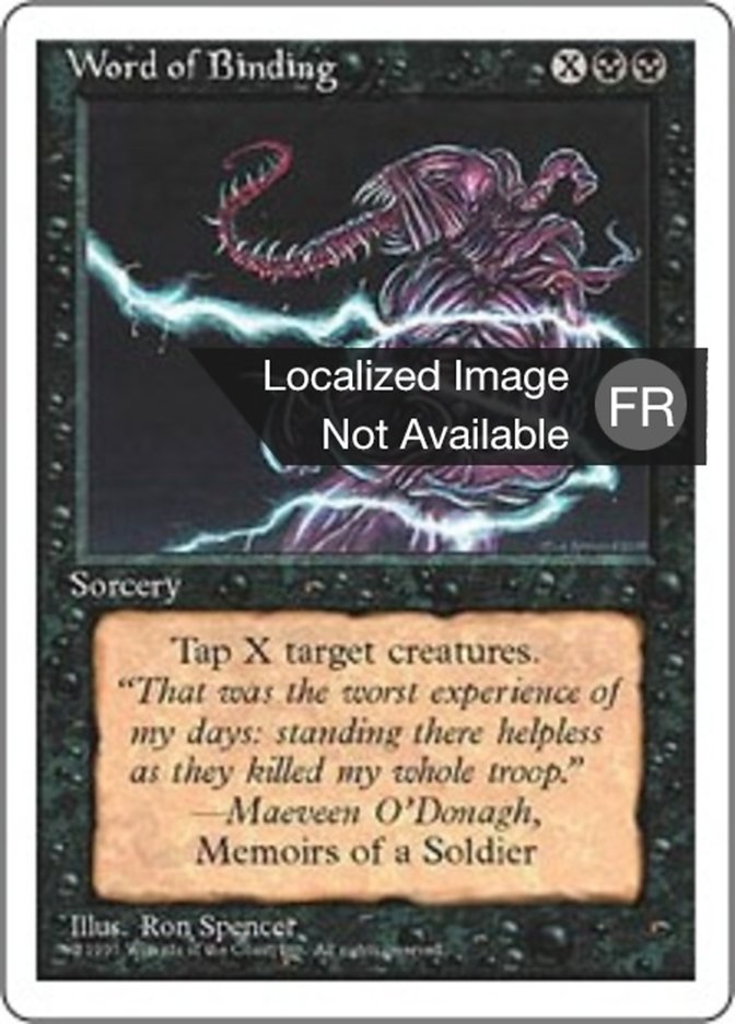 image Mots d'entraves