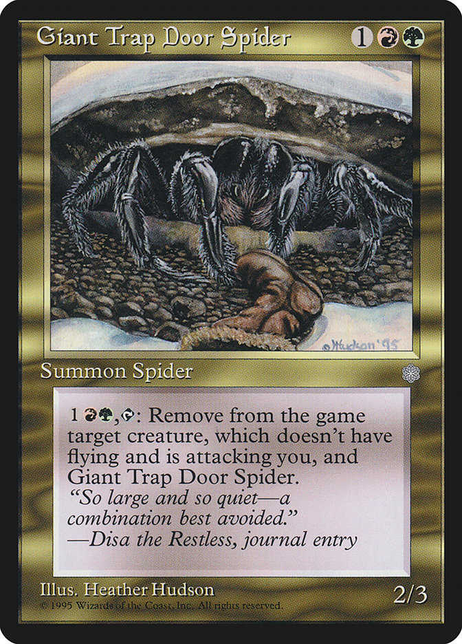 image Giant Trap Door Spider