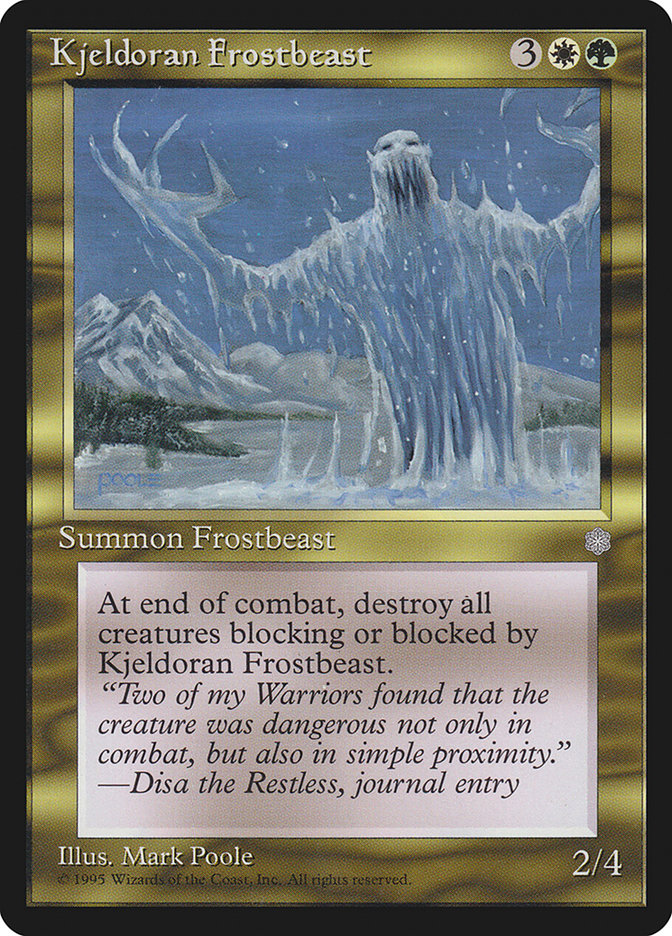 image Kjeldoran Frostbeast