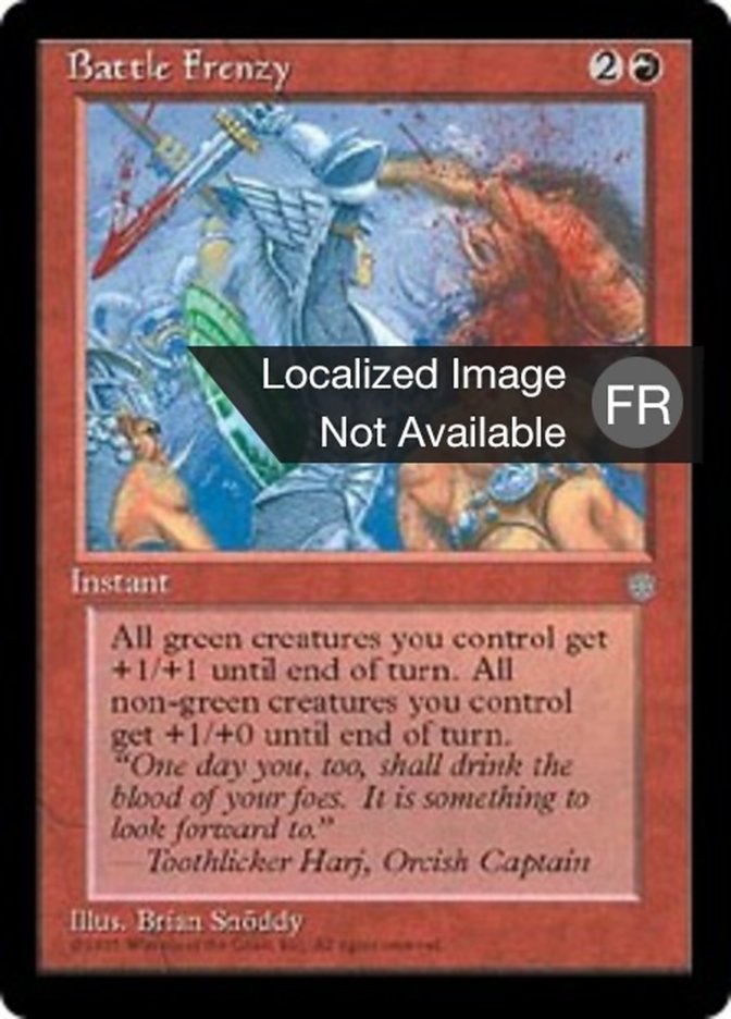 image Frénésie guerrière