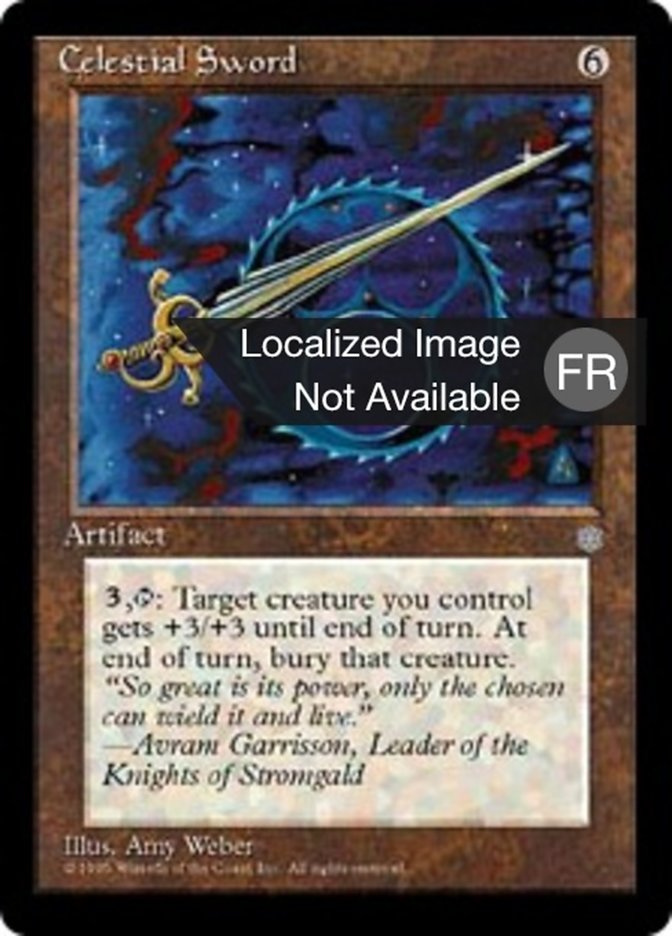 image Epée céleste