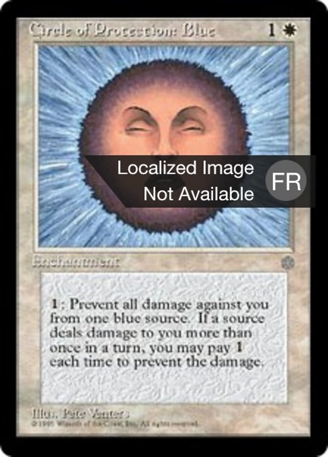 image Cercle de protection : bleu