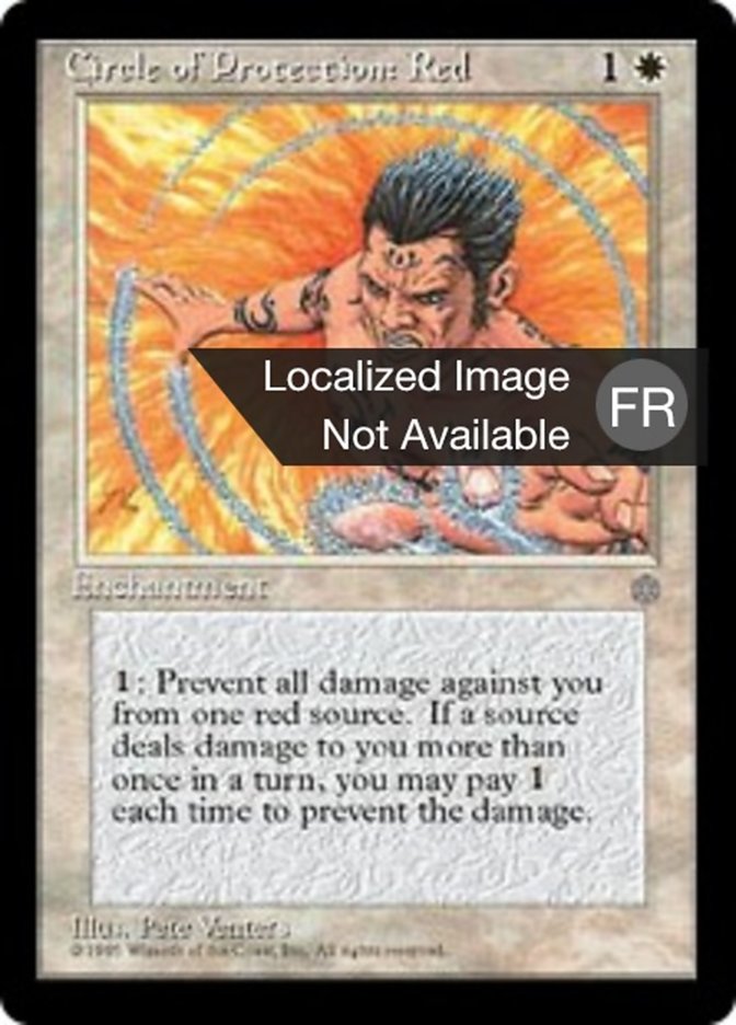 image Cercle de protection : rouge