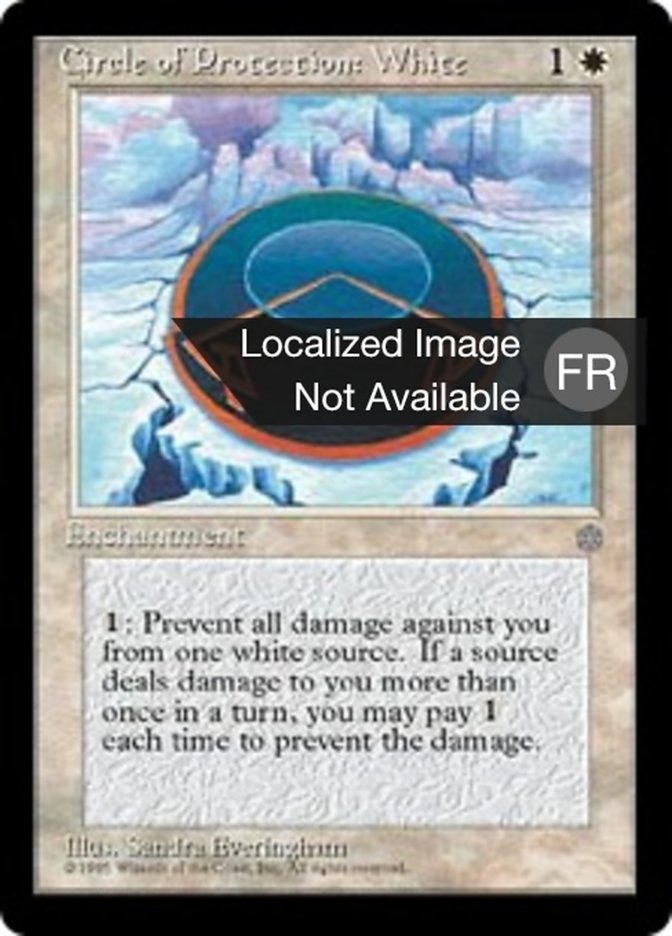 image Cercle de protection : blanc