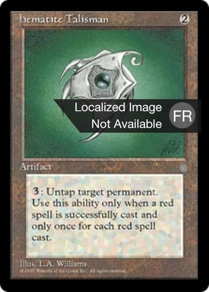 image Talisman d'hématite