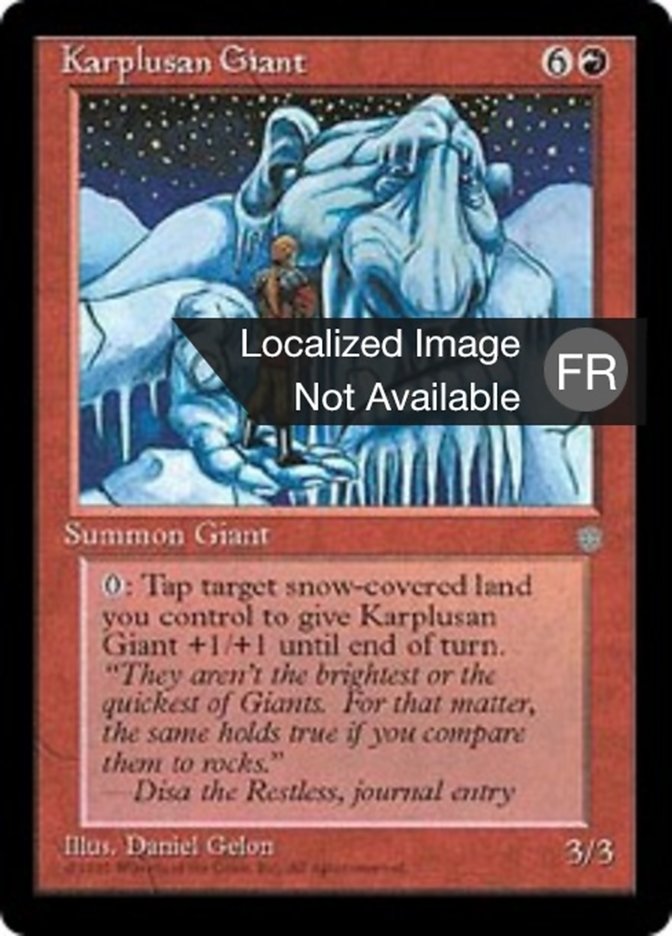 image Géant karplusean