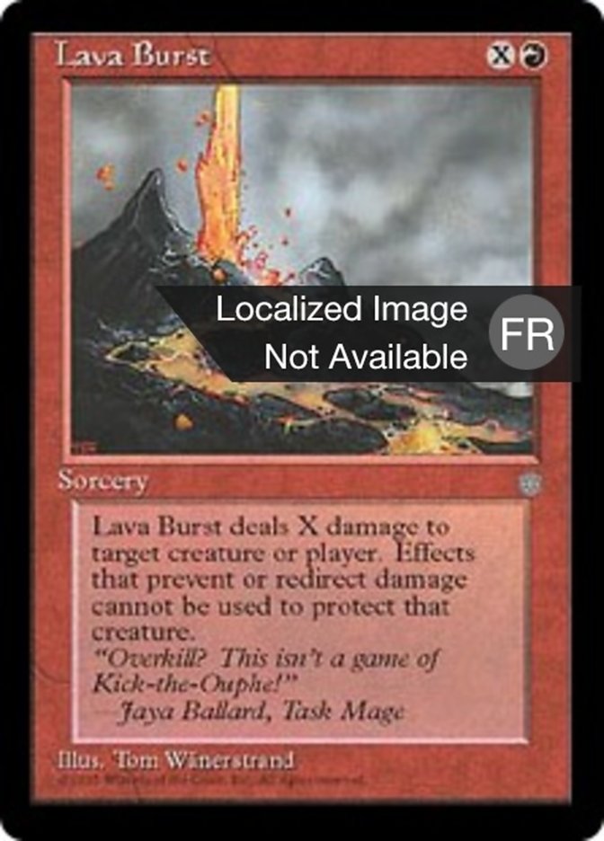 image Explosion de lave