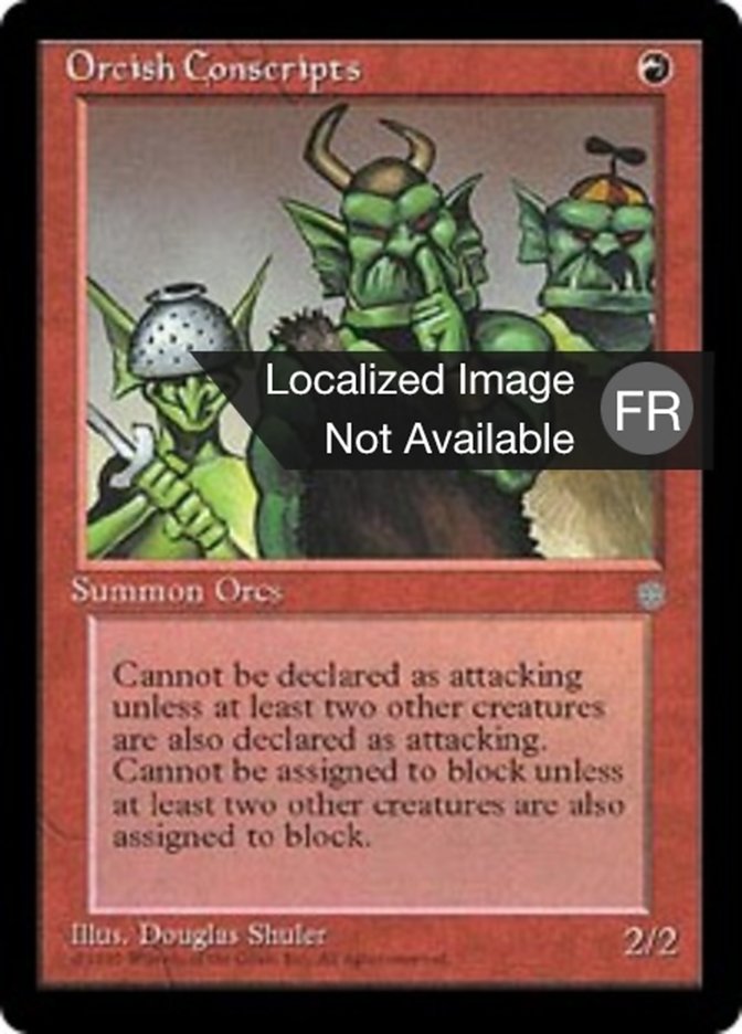 image Conscrits orques