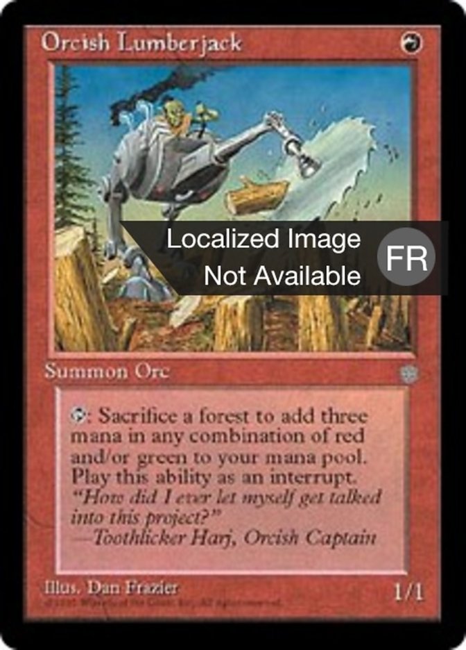 image Bûcheron orque