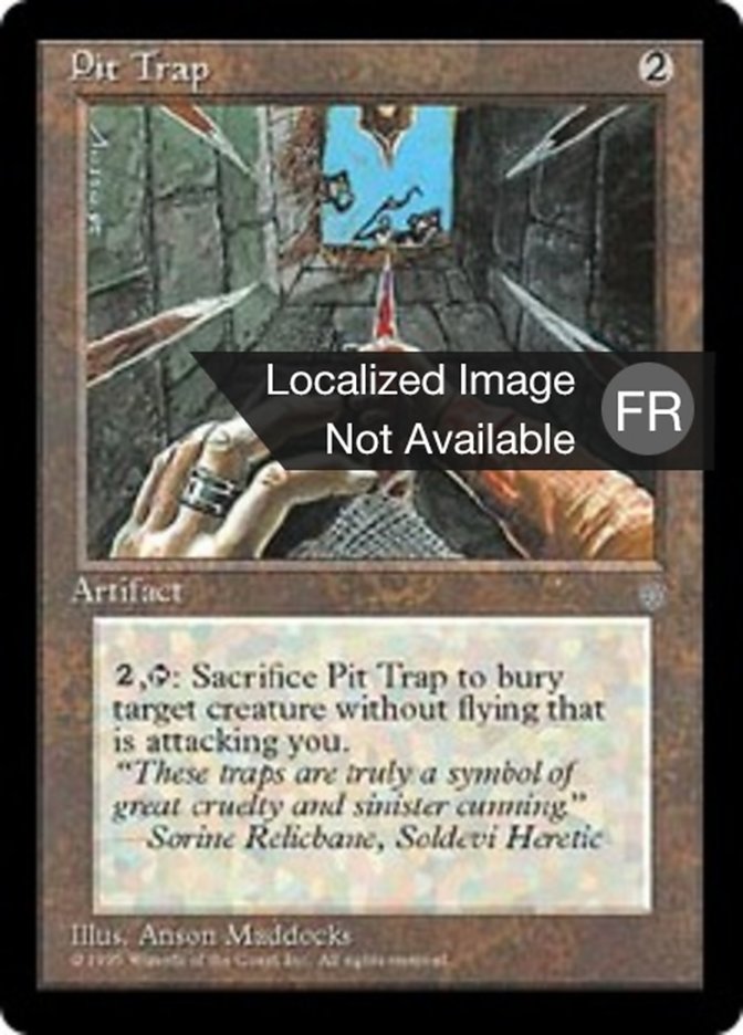 image Fosse piégée