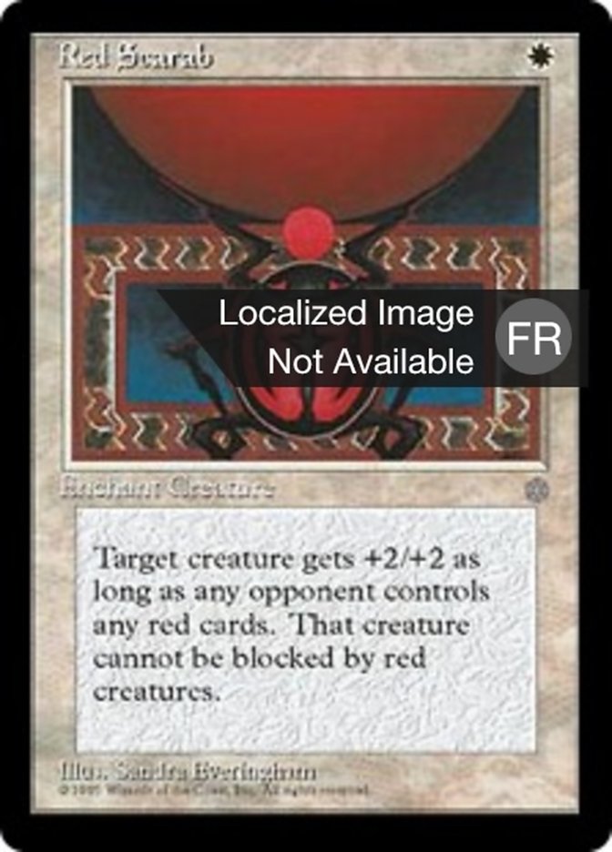 image Scarabée rouge