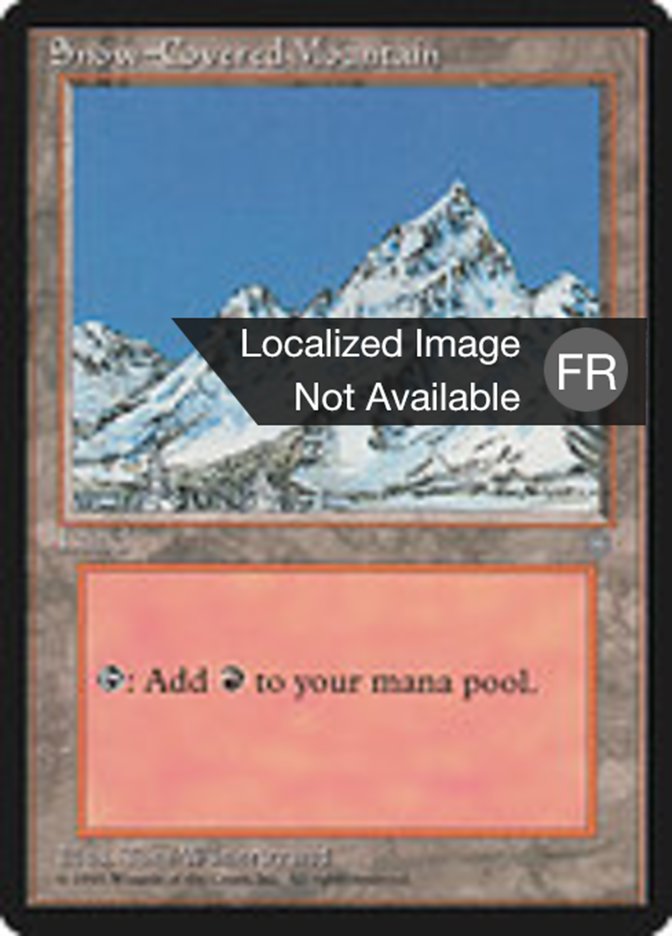 image Montagne enneigée