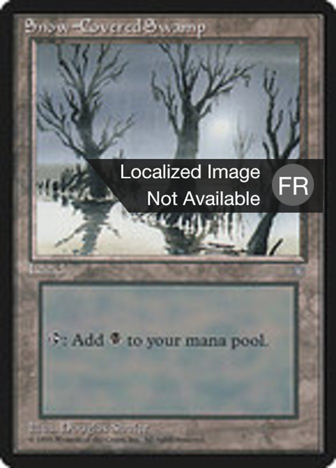 image Marais enneigé