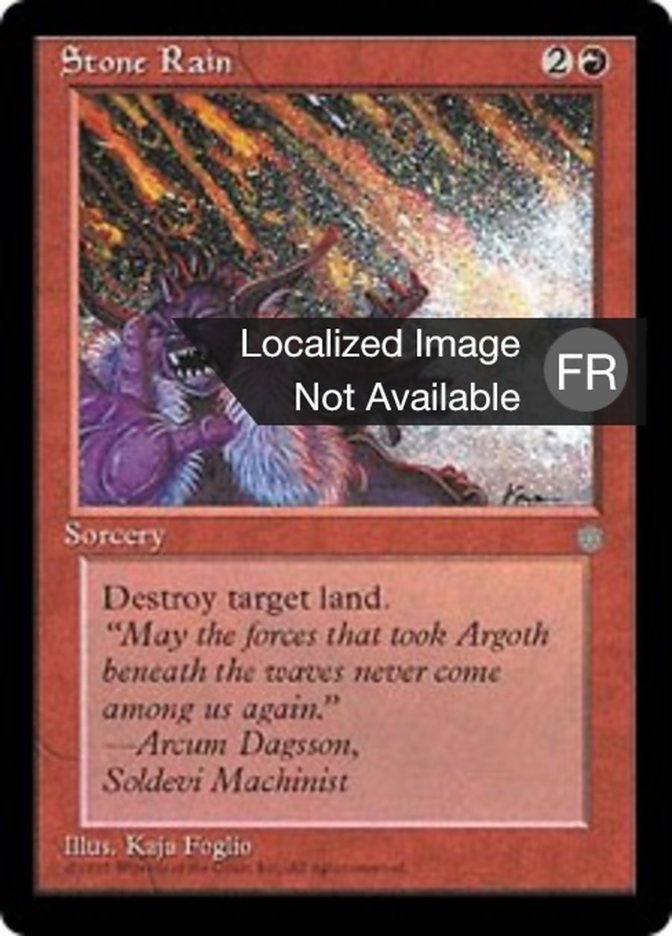 image Pluie de pierres