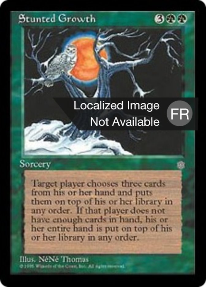 image Croissance sclérosée