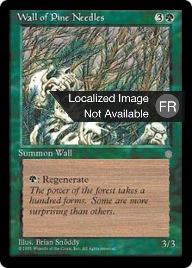 image Mur d'aiguilles de pin