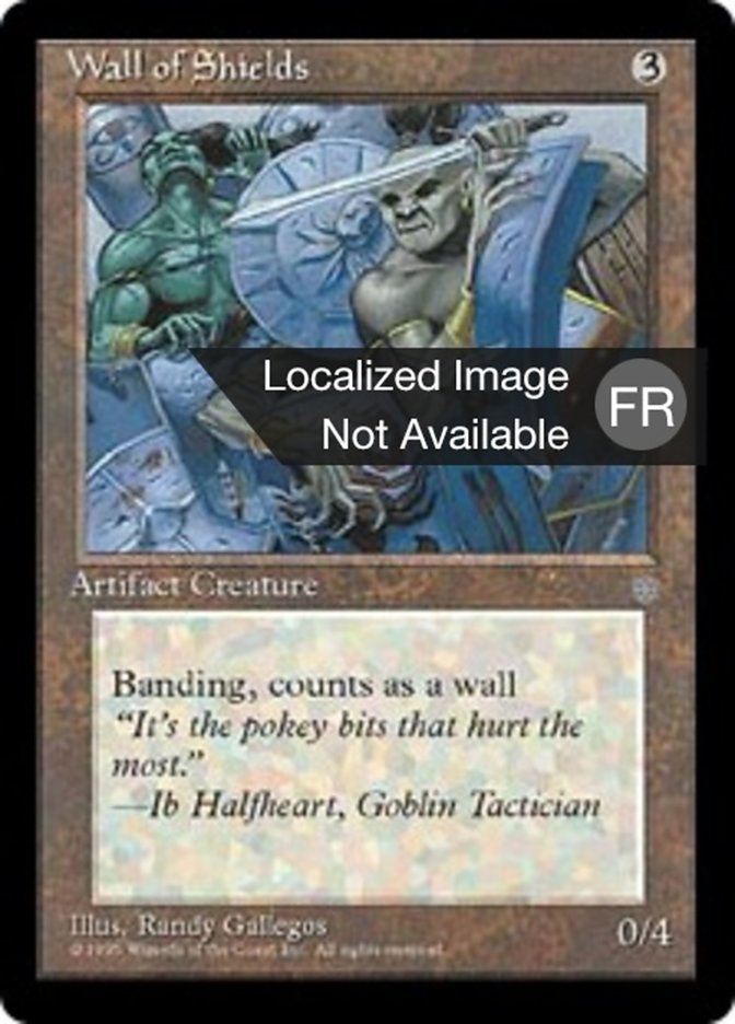 image Mur de boucliers