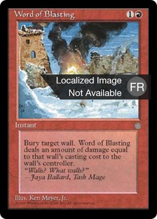 image Mot de déflagration