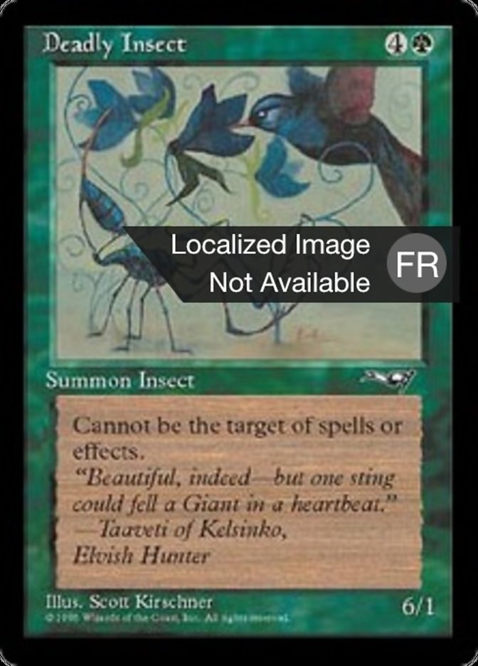 image Insecte mortel