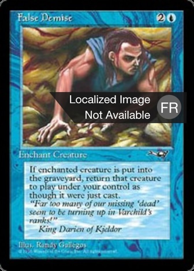 image Décès trompeur