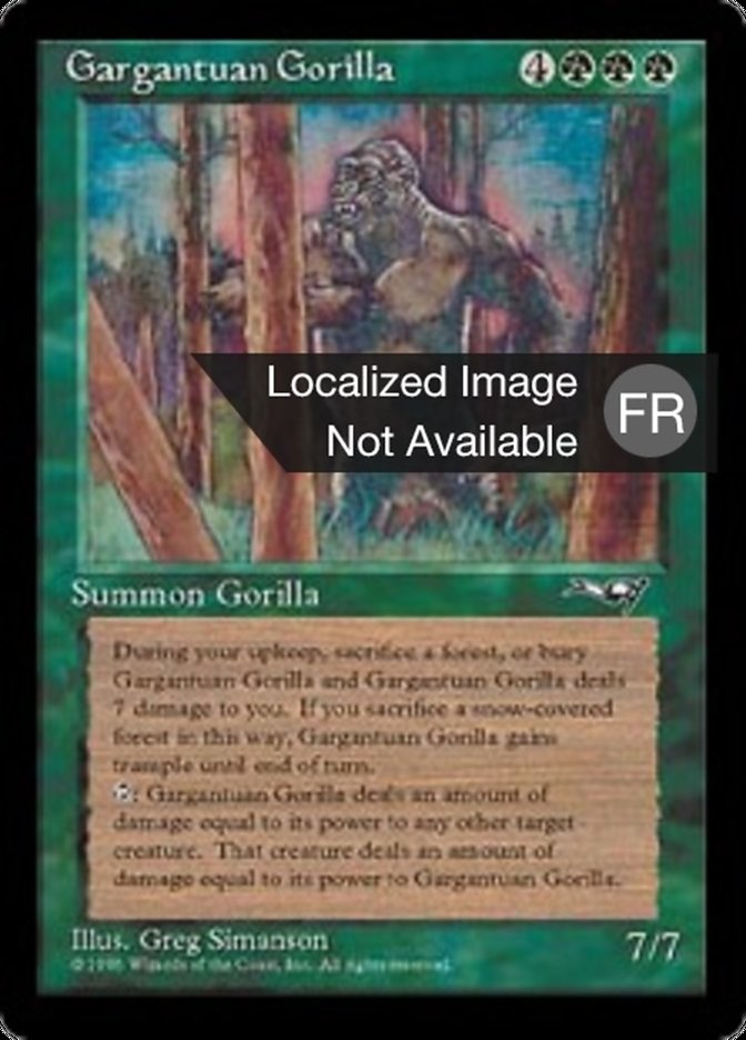 image Gorille gargantuesque