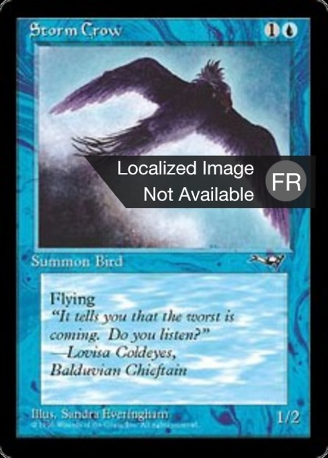 image Corbeau de l'orage