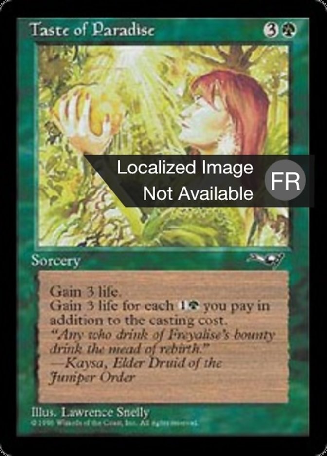 image Goût du paradis