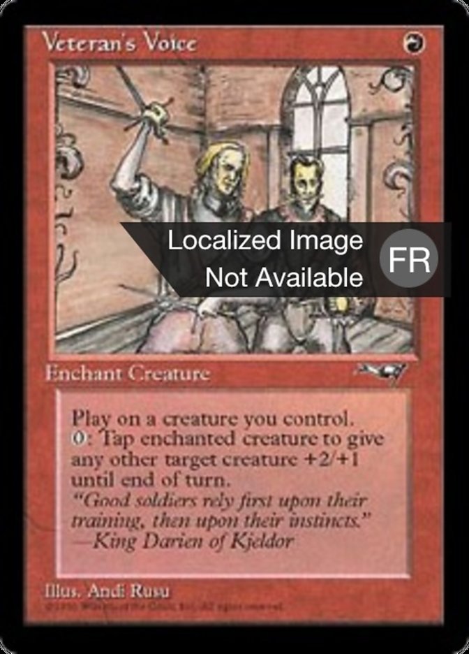 image Voix du vétéran