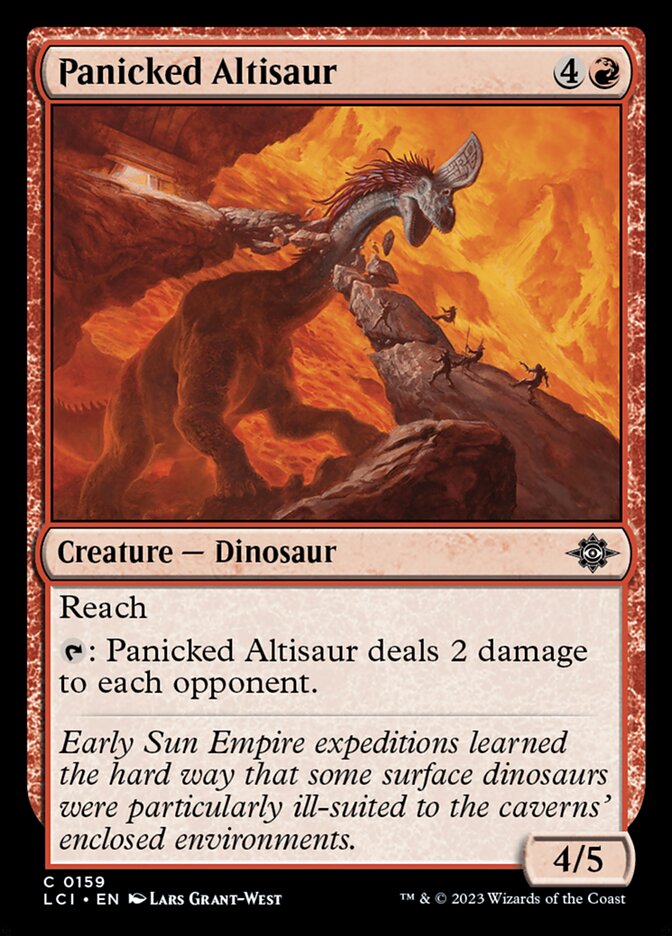 image Panicked Altisaur