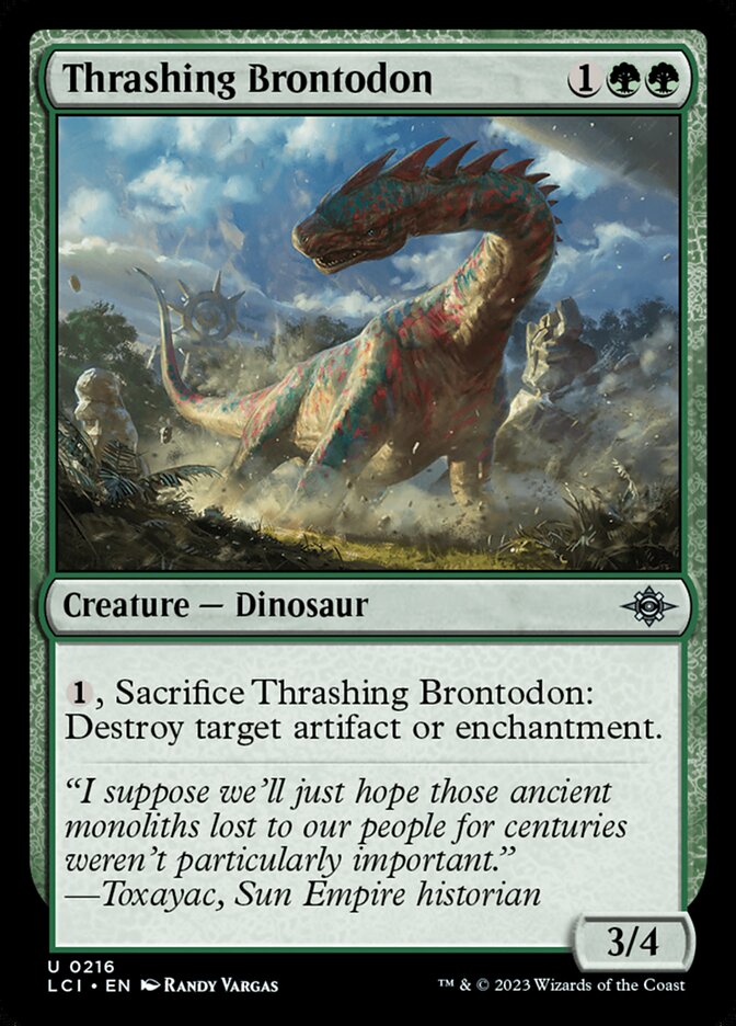 image Thrashing Brontodon
