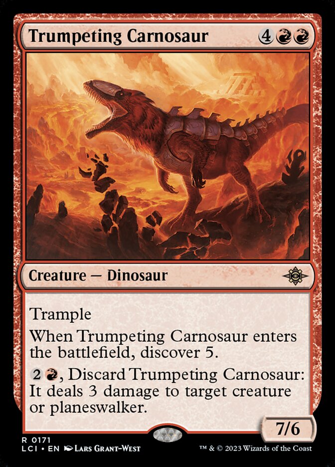 image Trumpeting Carnosaur