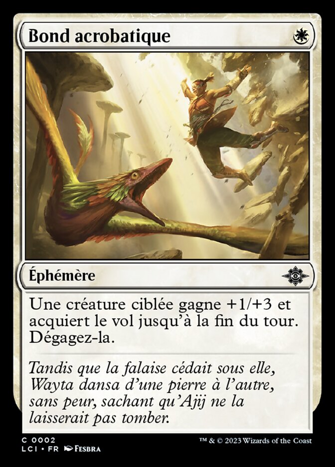 image Bond acrobatique