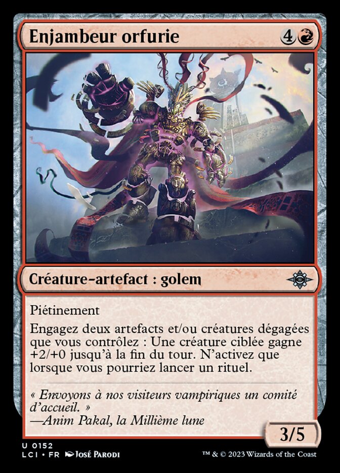 image Enjambeur orfurie