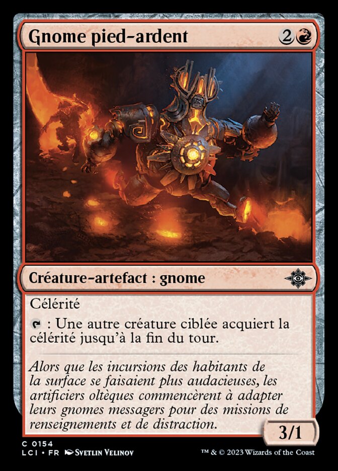 image Gnome pied-ardent