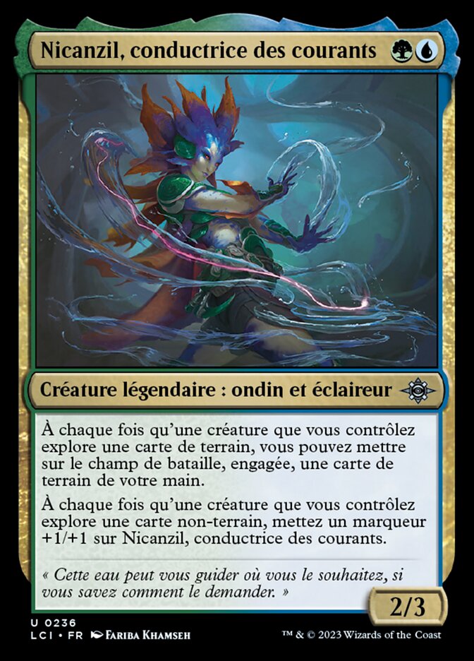 image Nicanzil, conductrice des courants